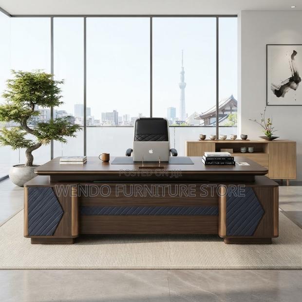 Office Desk; 2400MM Executive Office Manager Senators Desks - main view