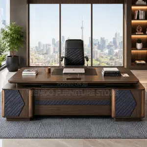 Office Desk; 2400MM Executive Office Manager Senators Desks