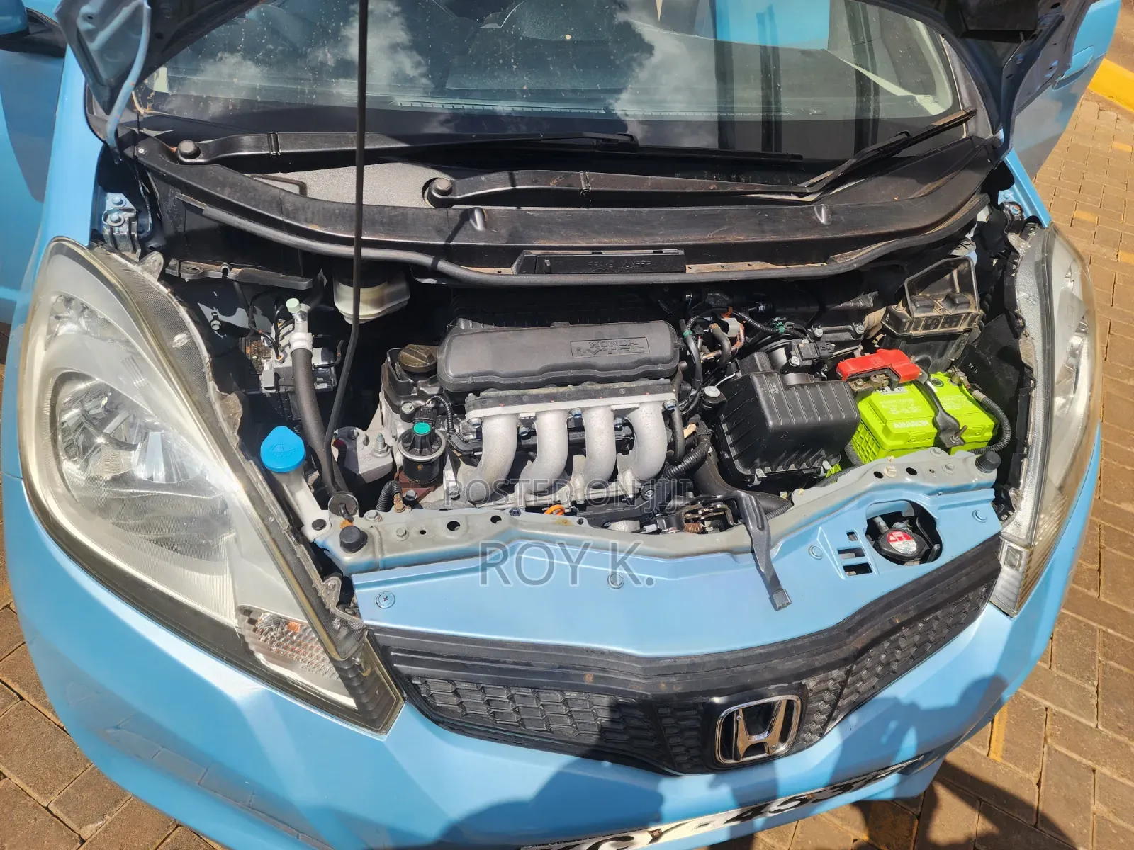 Honda Fit Automatic 2012 Blue