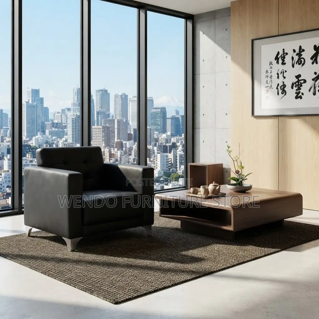 Office Sofa; One User Leather Executive Office Modern Sofa Set