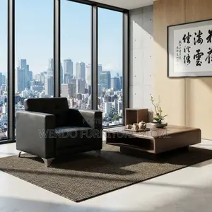 Office Sofa; One User Leather Executive Office Modern Sofa Set