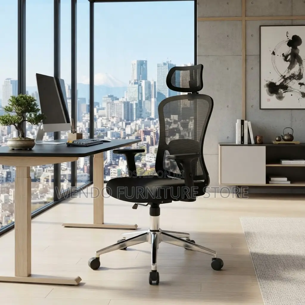 Office Chairs; Ergonomic High Backrest Office Fabric Recliner Chairs
