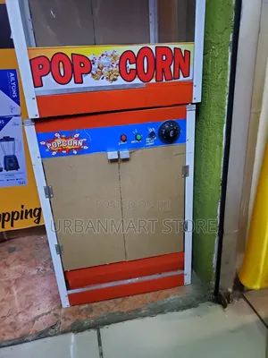 Electric Commercial Popcorn Maker With Glass Display