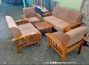 Open Sofa 7seater Mahogany Brown