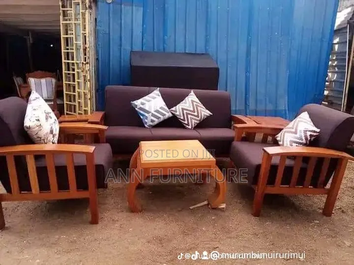 Open Sofa 7seater Mahogany Brown