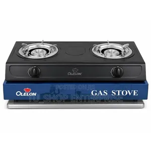 Olelon 2 Burner Stainless Steel Gas Cooker – Durable Easy to Clean