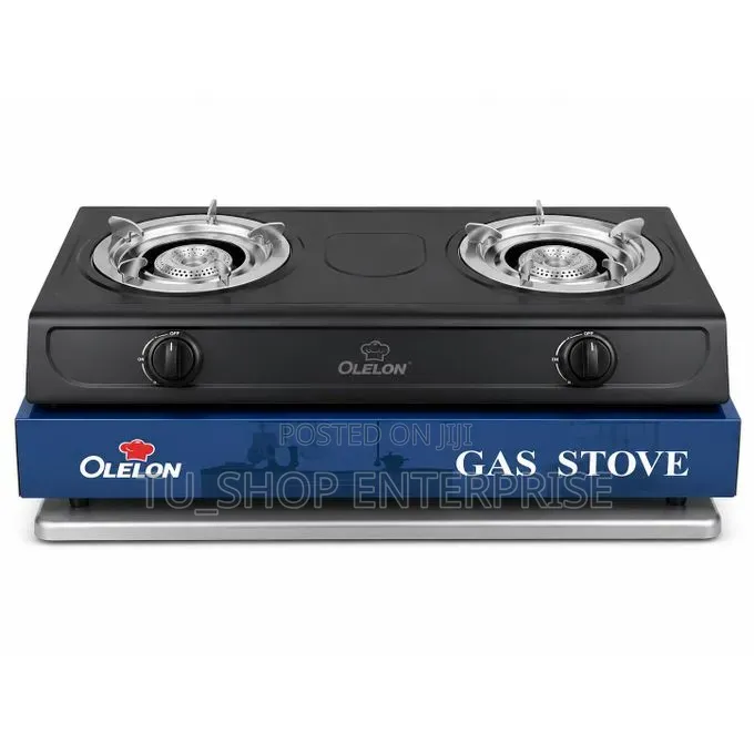 Olelon 2 Burner Stainless Steel Gas Cooker – Durable Easy to Clean