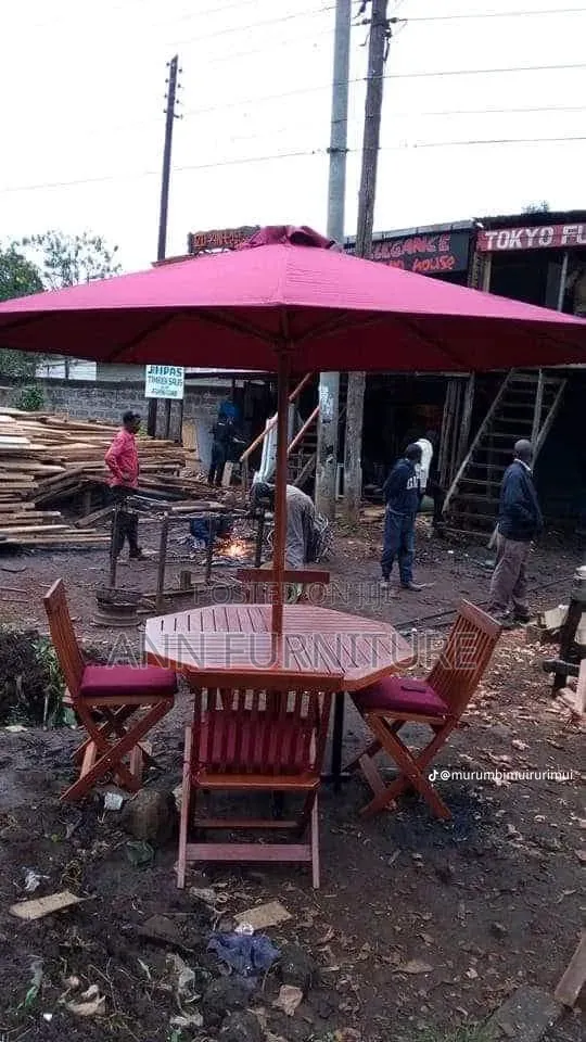 Umbrella Garden Bench 4seater