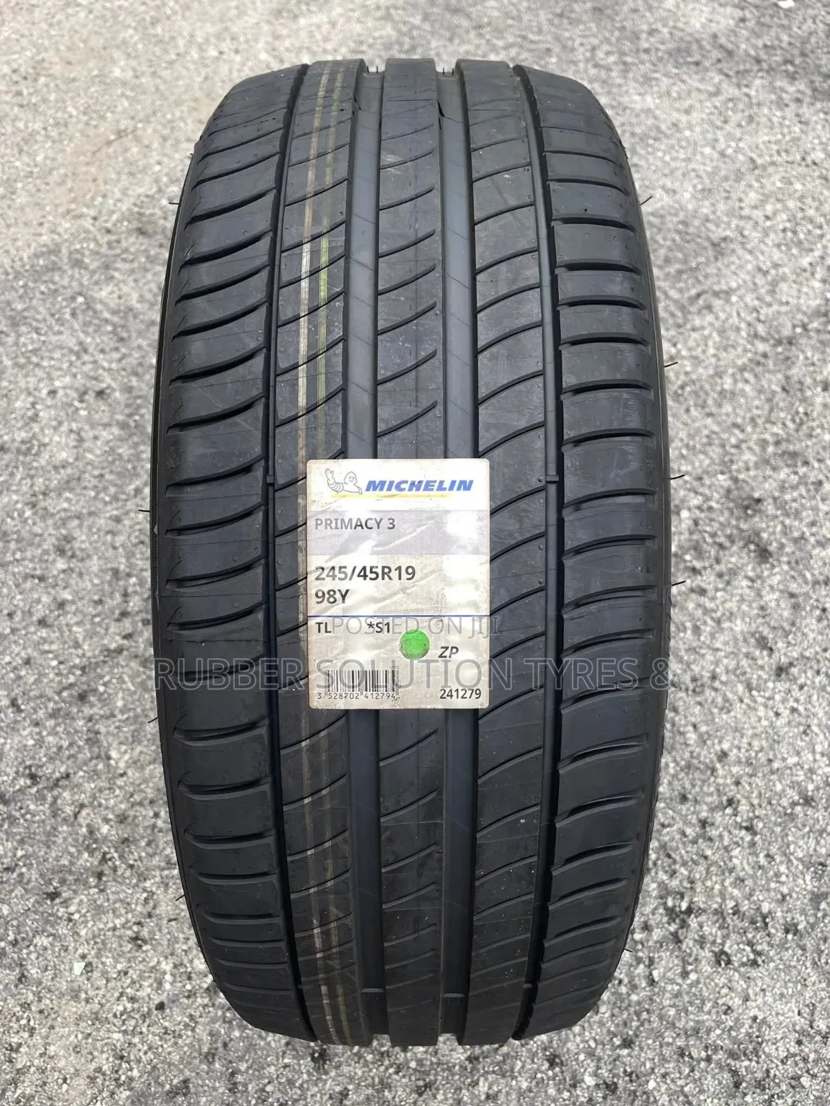 245 /45 R19 Michelin Tyres 98y Primacy 3
