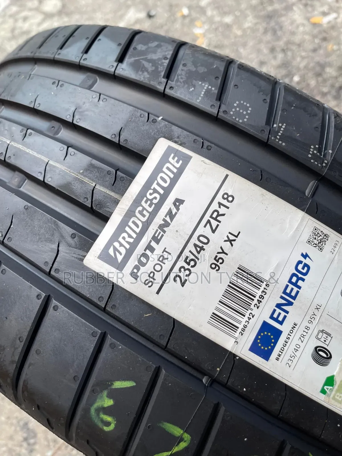 235 /40 R18 Bridgestone Tyres 95y Xl Potenza Sport