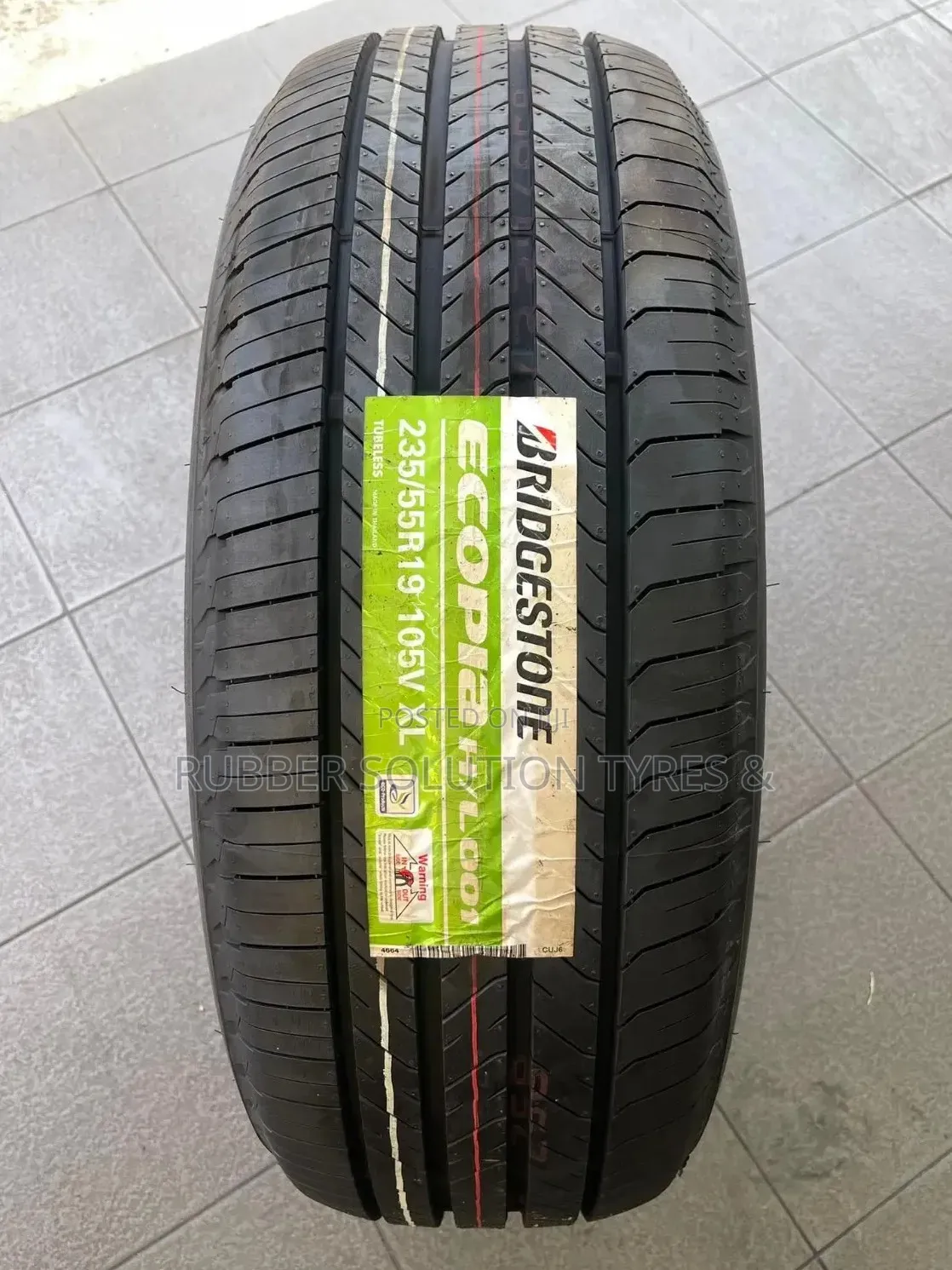235 /55 R19 Bridgestone Tyres 105v Xl Ecopia
