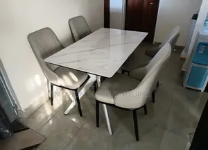 Marble Dinning Table,4sitter