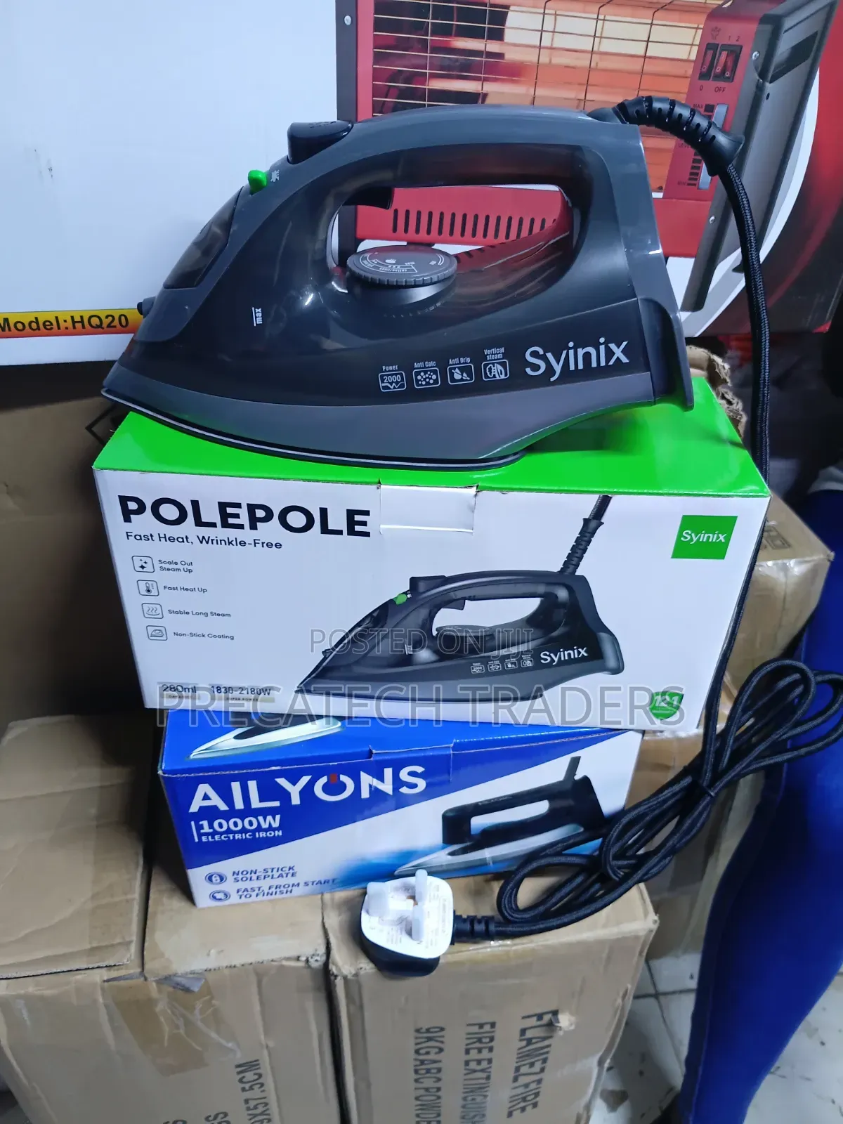Syinix Polepole Steam Iron Box 2000W