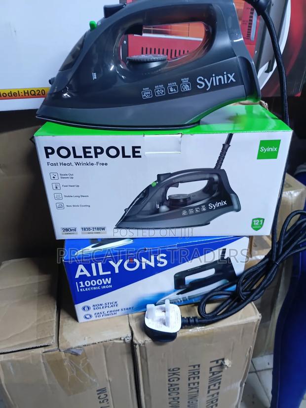 Syinix HQ20 Steam Iron Box– Powerful Durable - thumbnail 2
