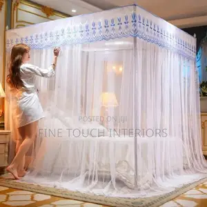 Premium 4-Stand Mosquito Net for Comfortable Sleeping