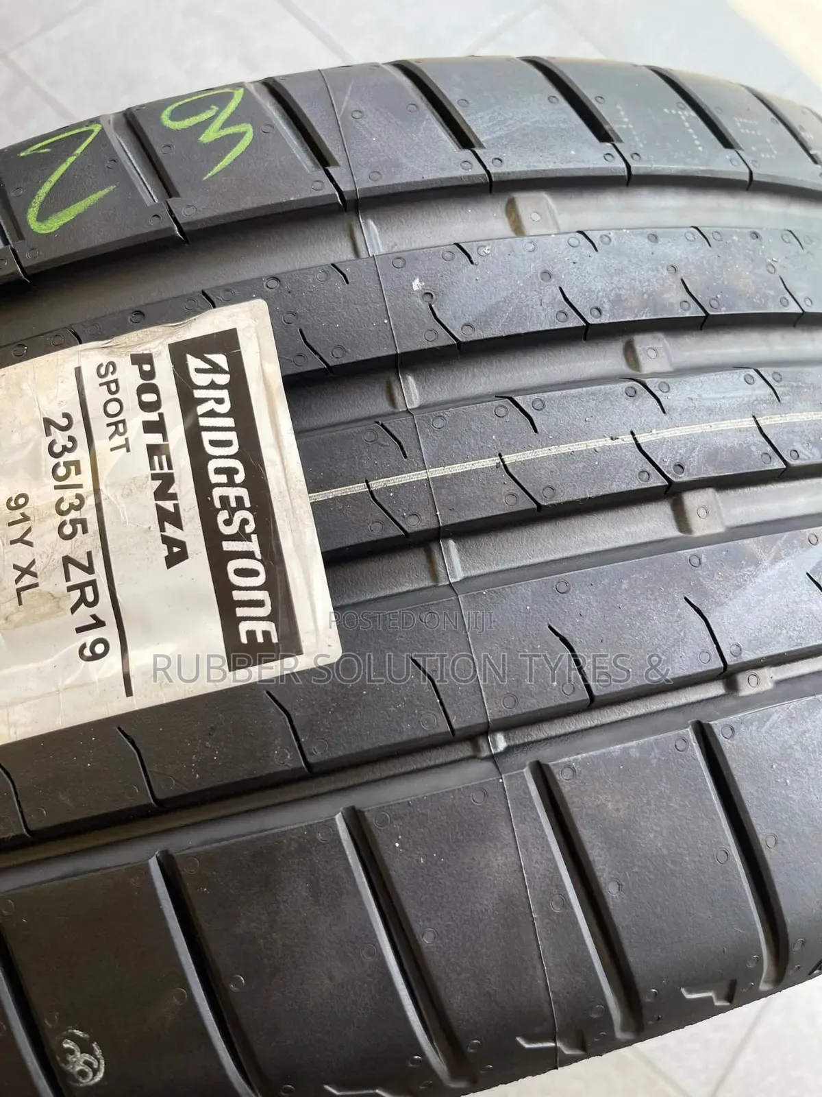 235 /35 R19 Bridgestone Tyres 91y Xl Potenza Sport
