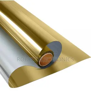 Gold and Silver Reflective Mylar Film Roll (5ft X 80ft/1.5m X 19m)