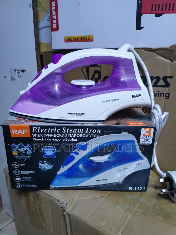 RAF Steam Iron Box With Vertical Steaming