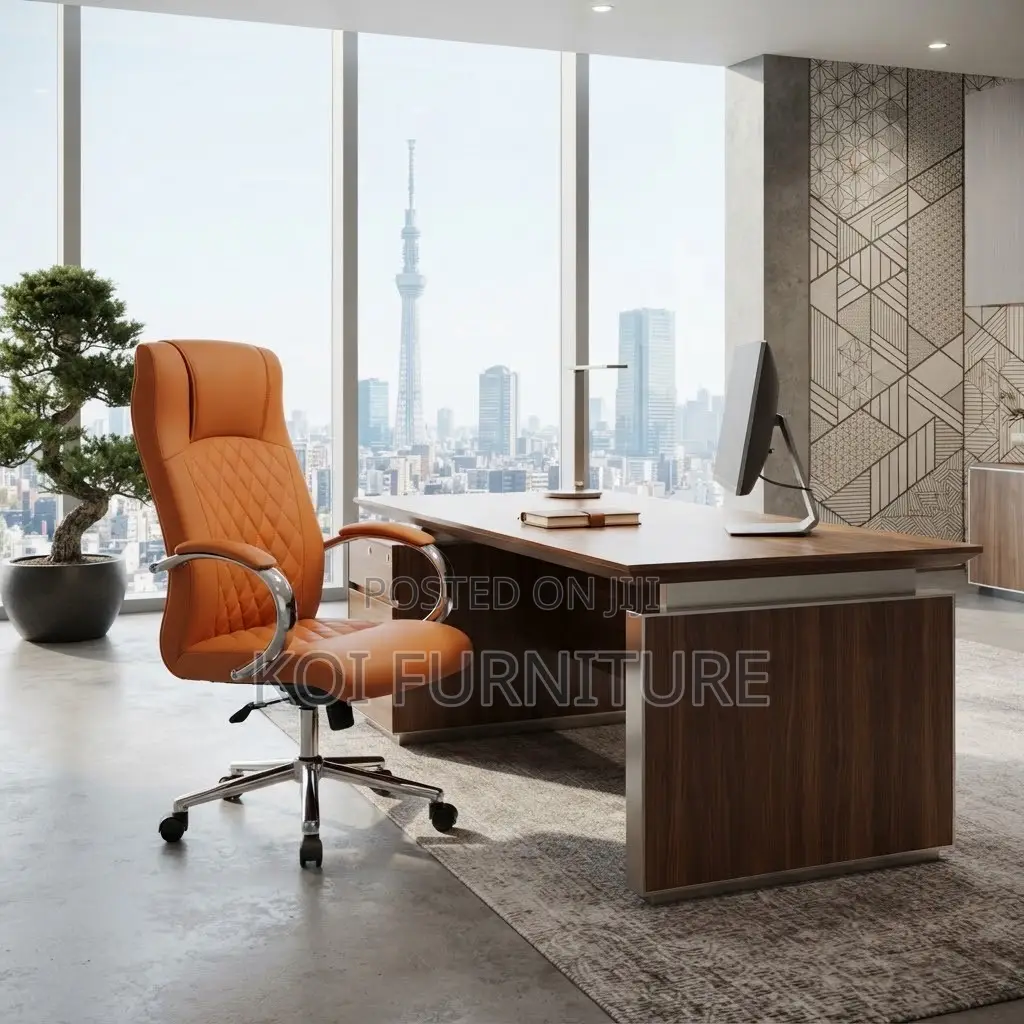 Office Chairs; Reclining Brown Leather Chair for Office Managers