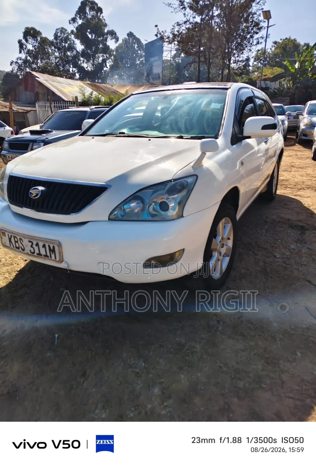 Toyota Harrier 2007 White