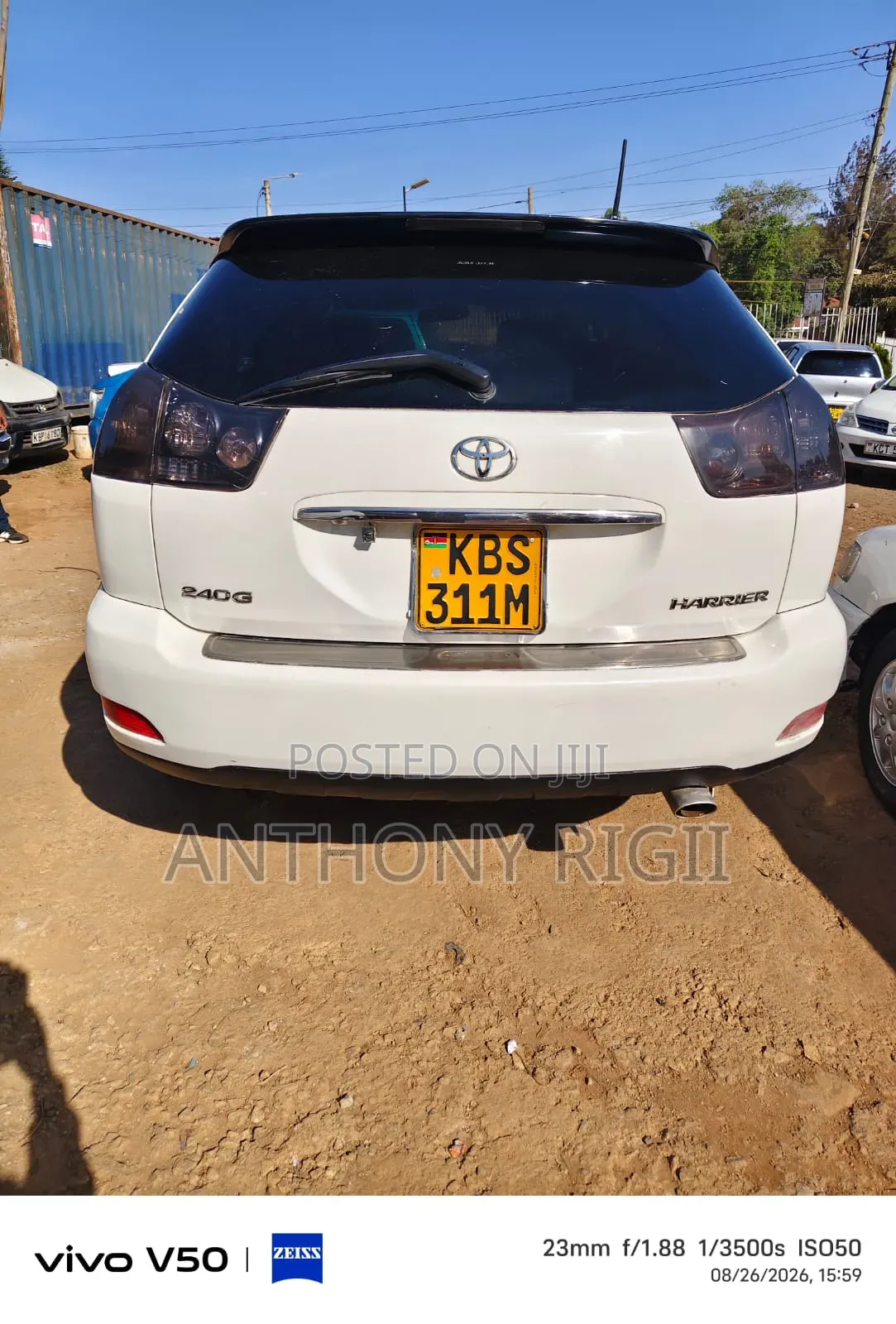 Toyota Harrier 2007 White