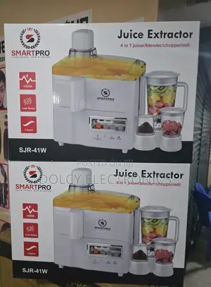 Smartpro 4-In1 Juicer -Blender-Grinderan Mill Food Processor