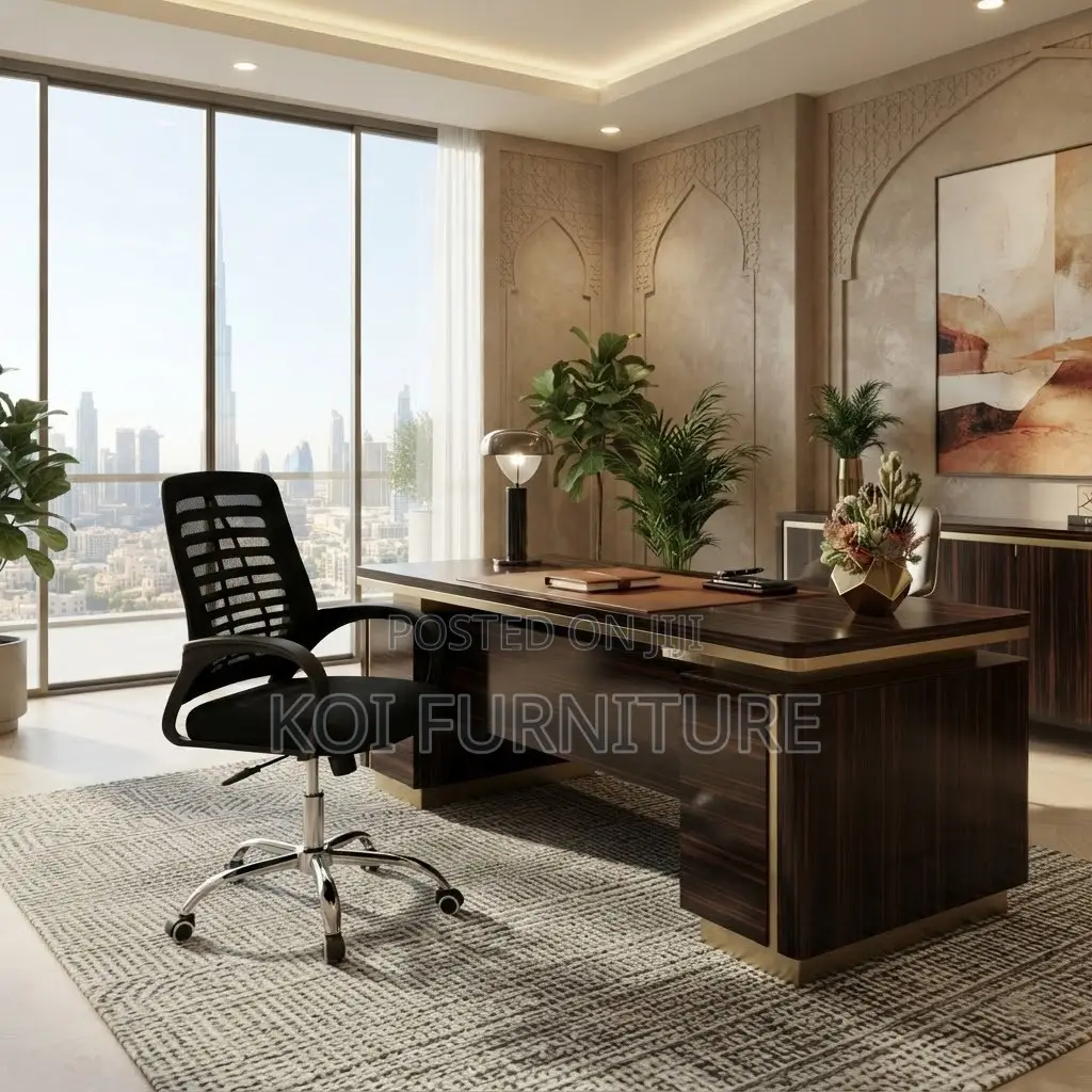 Office Chairs; Mesh Strong Armed Fabric Seat With Starbase