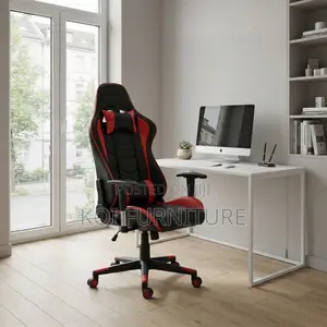 Office Chairs; Red-Black Leather Ergonomic Digital Gaming Seats