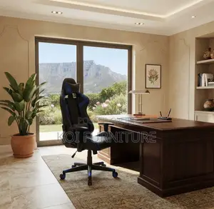 Office Chairs; Red-Black Leather Ergonomic Digital Gaming Seats