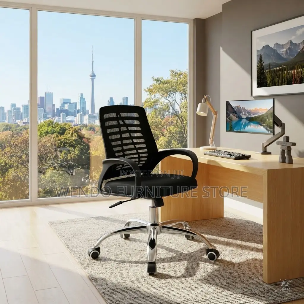 Office Chairs; Mid Backrest Ergonomic Office Home Clerical Chairs