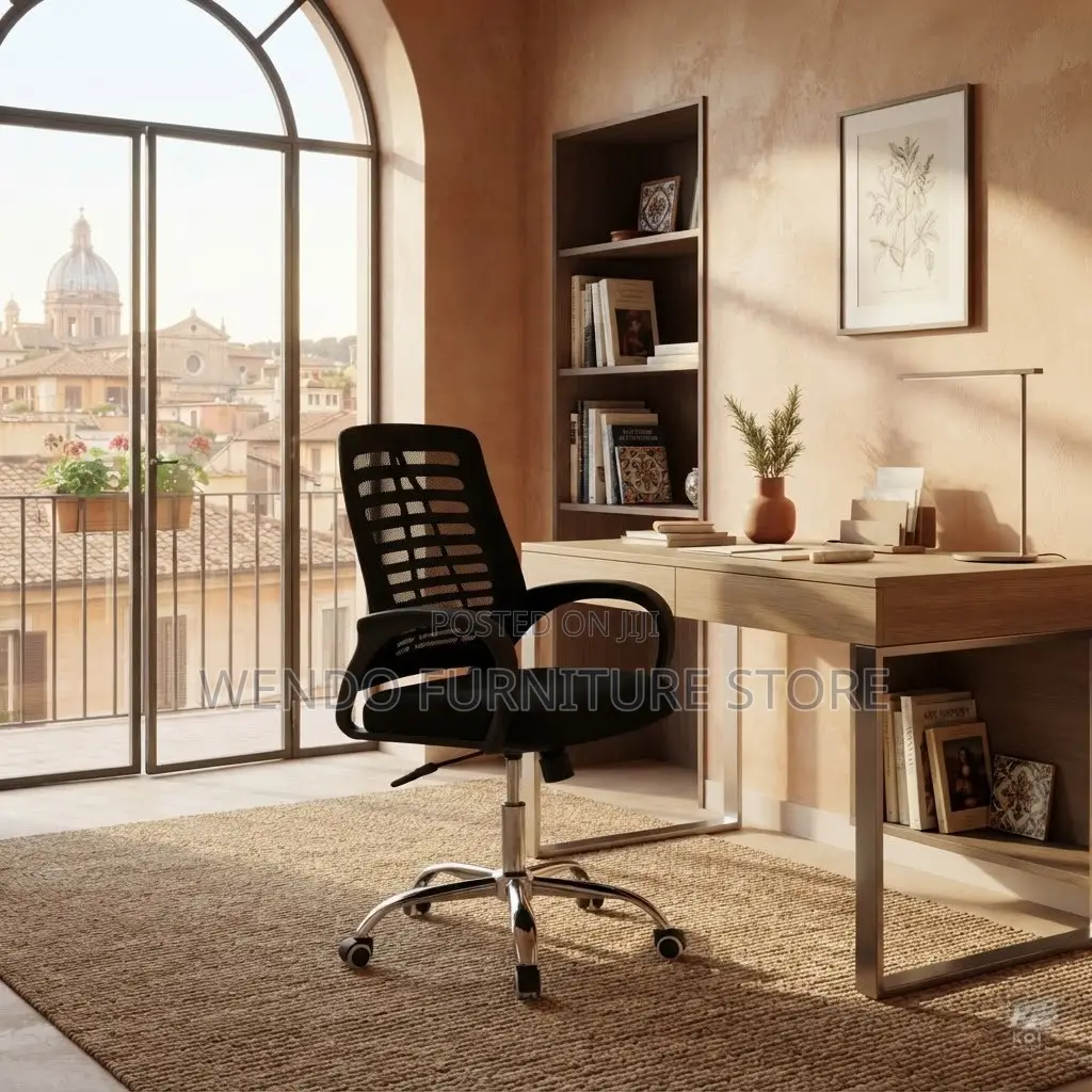 Office Chairs; Mid Backrest Ergonomic Office Home Clerical Chairs