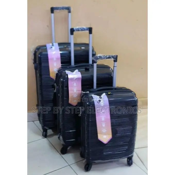 Everyday Use 3 in 1 Unbreakable Rubber Suitcase Briefcase Travel Bags