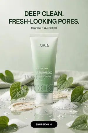 Anua Heartleaf + BHA Quercetinol Deep Cleansing Foam