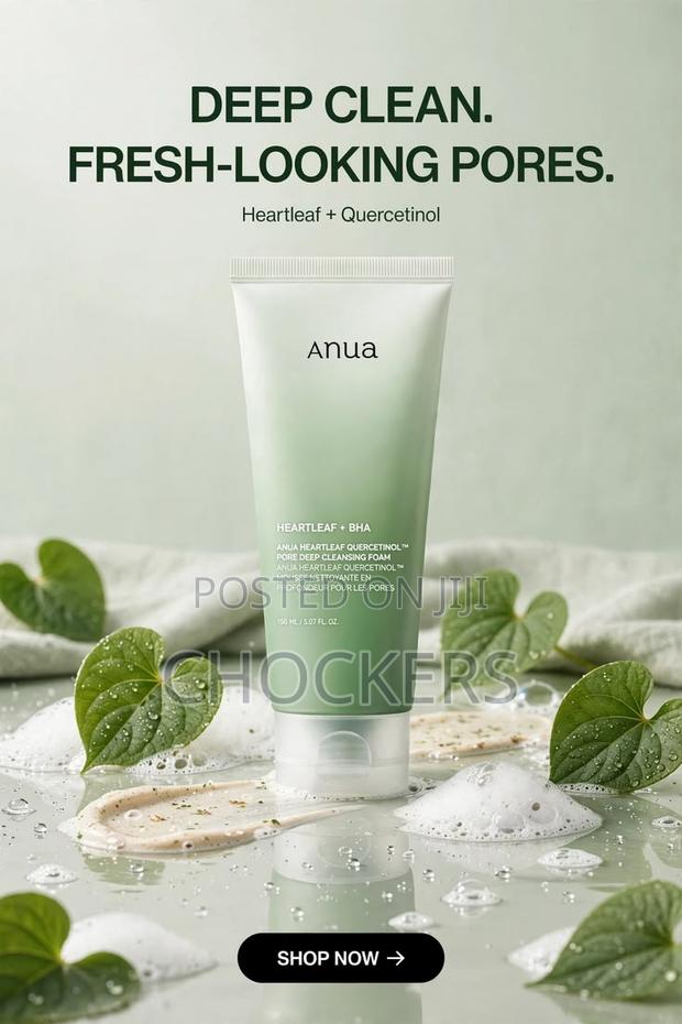 Anua Heartleaf + BHA Quercetinol Deep Cleansing Foam