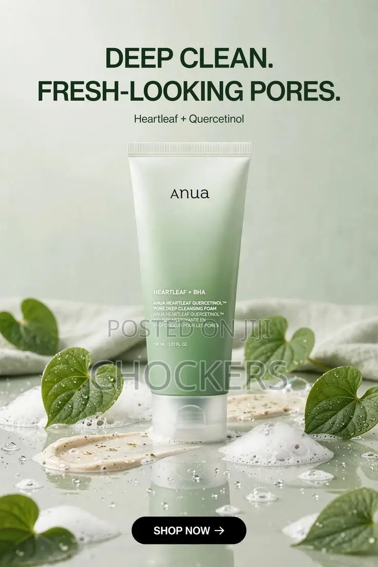 Anua Heartleaf + BHA Quercetinol Deep Cleansing Foam