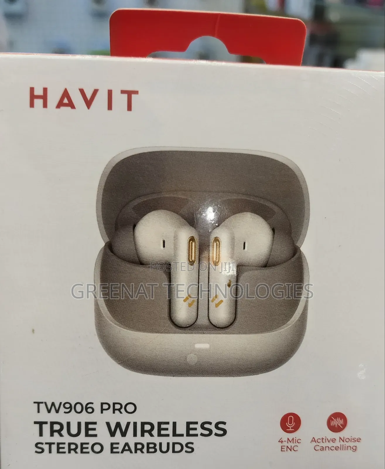 HAVIT TW906 PRO True Wireless Stereo Earbuds Active Noise Cancelling