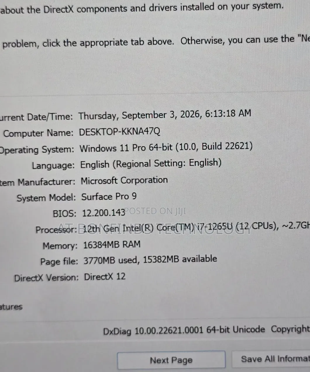 Laptop Microsoft Surface Pro 9 16GB Intel Core i7 SSD 512GB