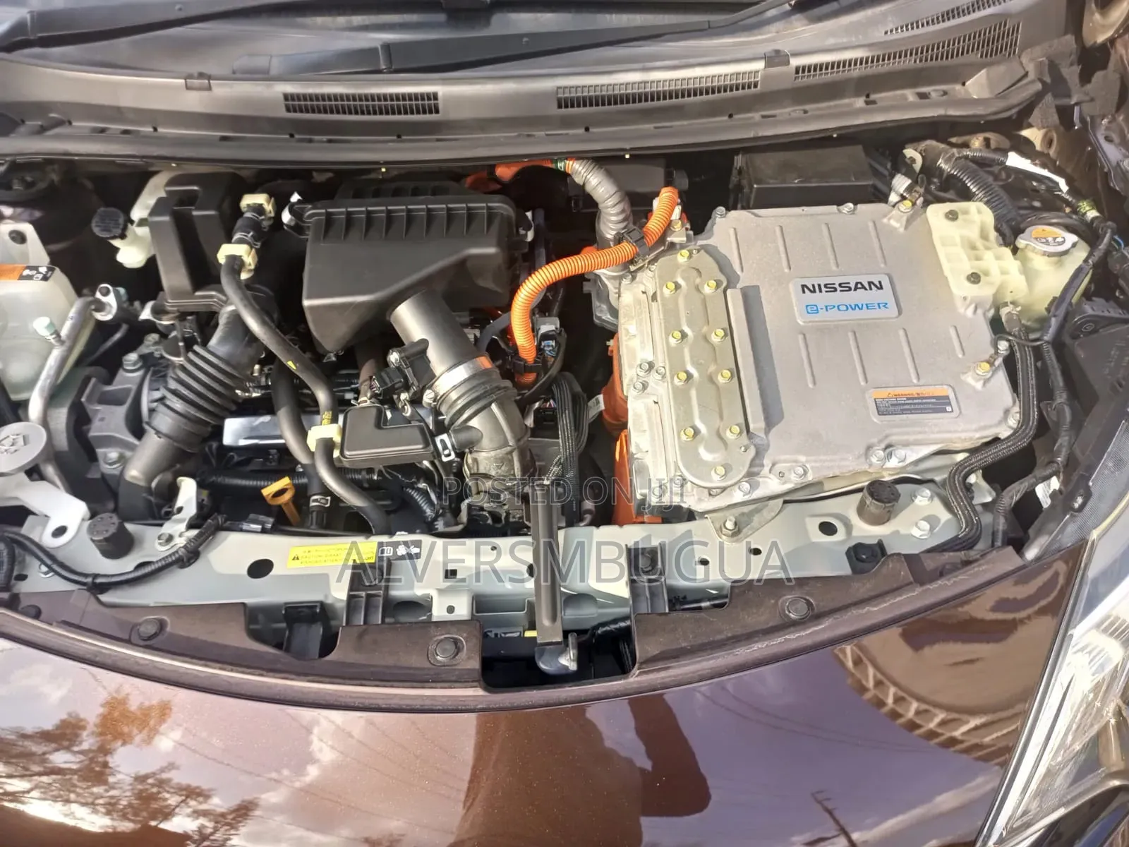 Nissan Note 1.2 Hybrid 2019 Burgundy
