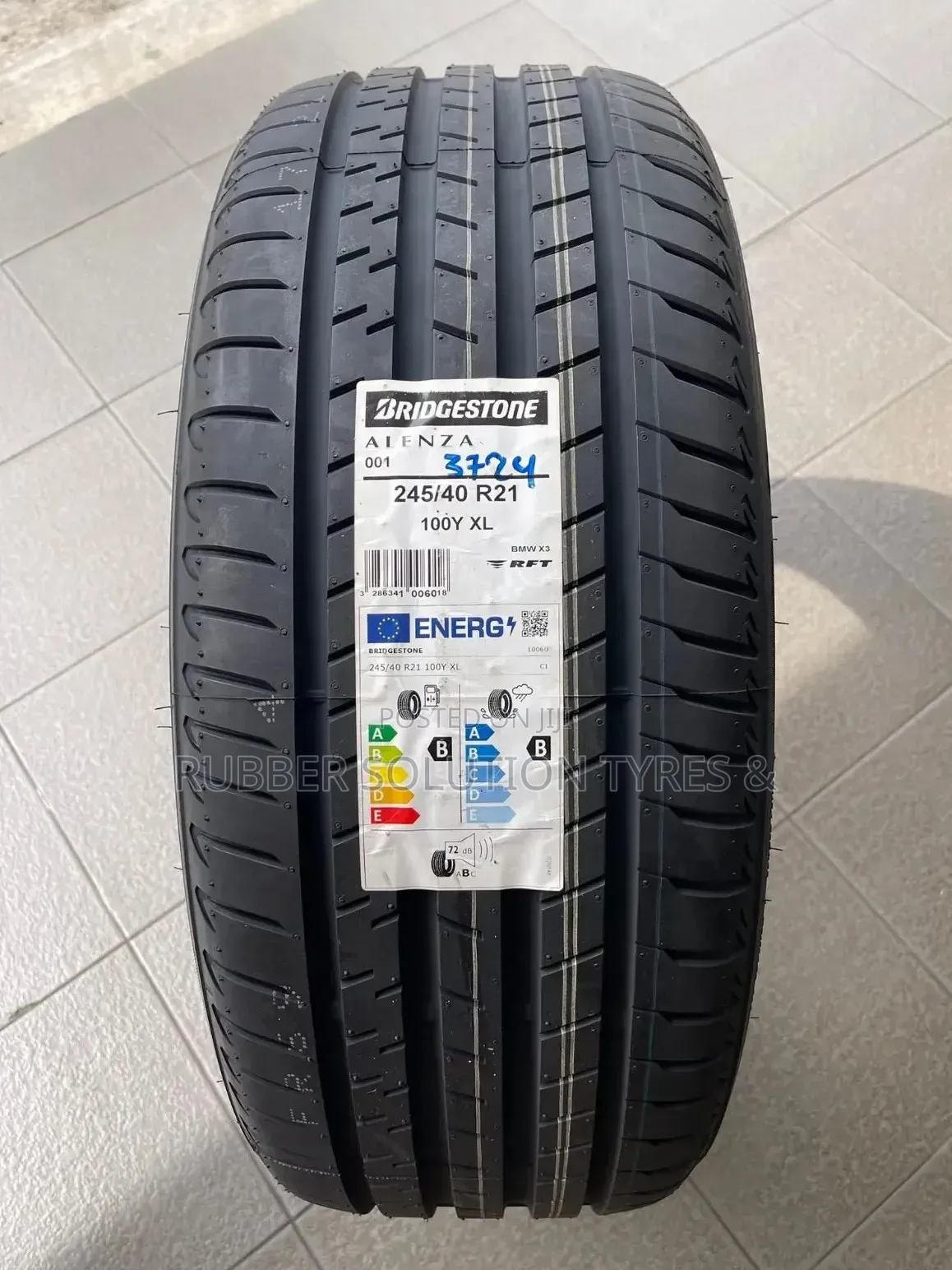 245 /40 R21 Bridgestone Tyres 100y Xl Alenza 001