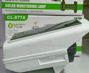 180W Solar Monitoring Lamp - CCTV Dummy Design