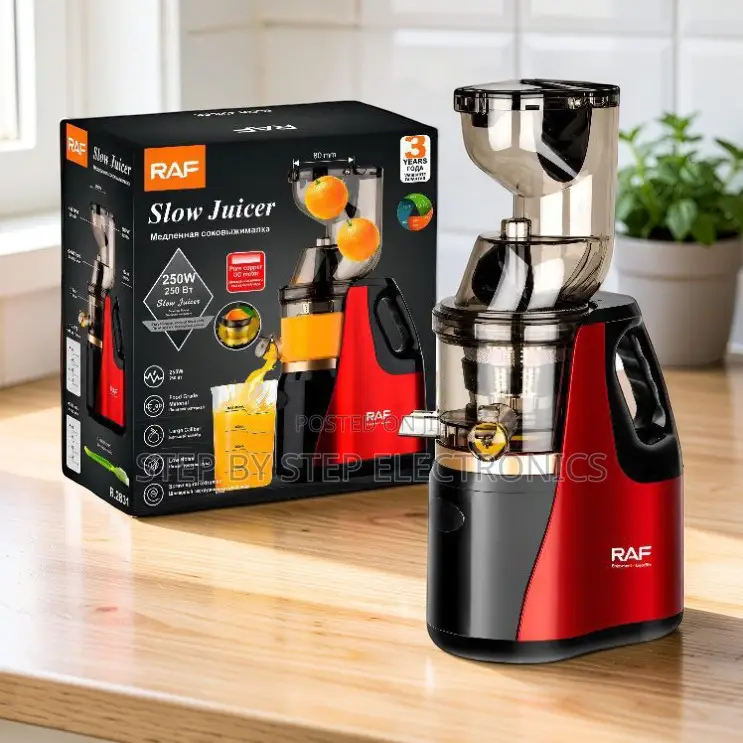 Fine Juice Filtering RAF R.2831 400Ml Slow Juicer Juice Extractor
