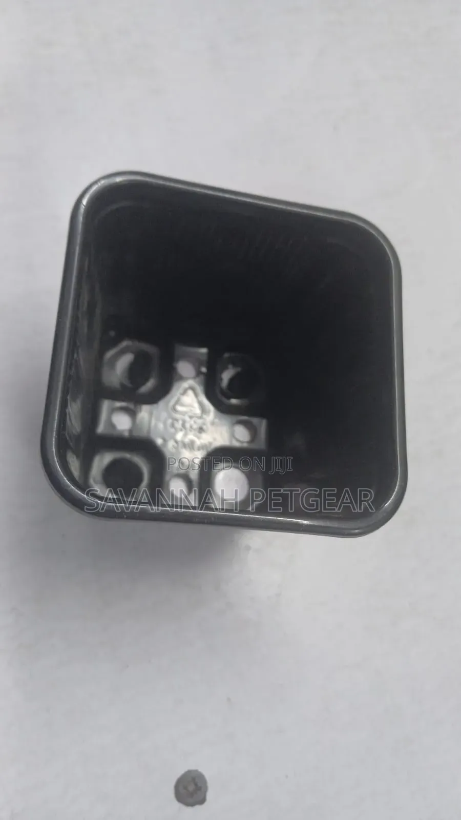 Reusable Plastic Planters Pots 150ML SQUARE (2.9" X 2.9" X 2.5")-10 PC