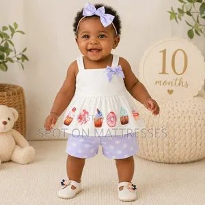 Cute Girl's Outfit. Pink and Purple. 6M - 2YRS. Countrywide Delivery!