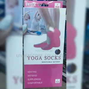 Purple Yoga Socks