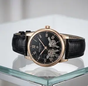 Patek Philippe Double Tourbillon / Open Heart Automatic Watch.