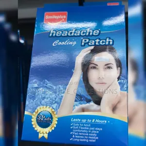 3pc Headache Cooling Gel Patches