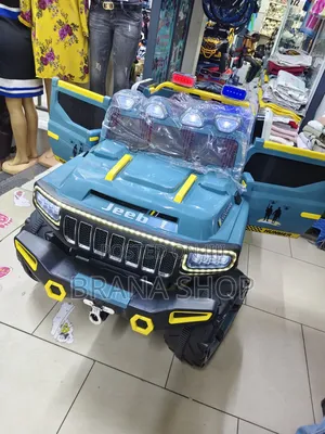 Heavy Duty Kids Electric Luxury Jeep With Spare Wheels.