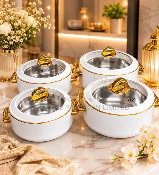 4pcs Classic Insulated Hotpot Set