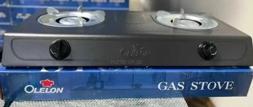Olelon Black Metallic Tabletop Gas Cooker Davy