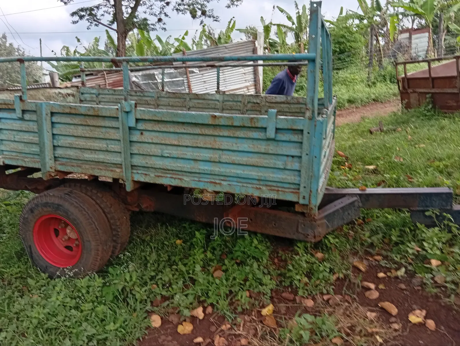 Tractor Trailer Double Wheeled